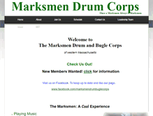 Tablet Screenshot of marksmendrumcorps.com